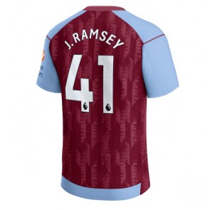 Aston Villa Jacob Ramsey #41 Hjemmebanetrøje 2023-24 Kort ærmer